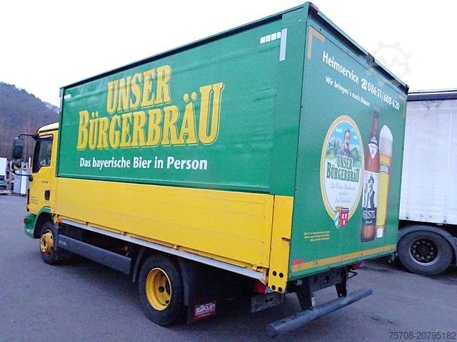 Camión de bebidas MAN 10.180/8.180 TGL*blatt/luft*Diff*Super Nutzlast!