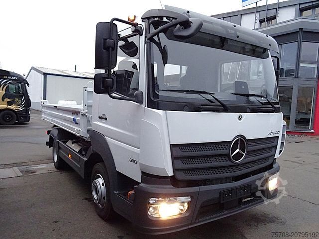 Three-way tipper van MERCEDES-BENZ 818 Atego*Meiller Kipper*2x AHK*Diff.*Neuzustand