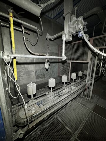 Lattiahihnakuljetin vanteiden maalauslinjalle AFOTEC 