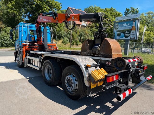Самосвален камион MERCEDES-BENZ Antos 2533 Abrollkipper KRAN FUNK lift/lenk