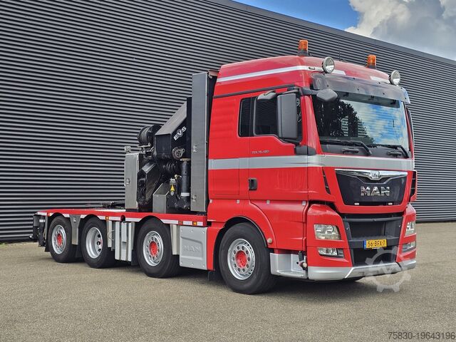 Padrão-SZM MAN TGX 37.480 8x2-6 / HMF 85 t/m CRANE / KRAN