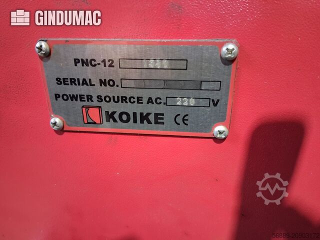 Плазмова різка машини KOIKE PNC 13 exteme