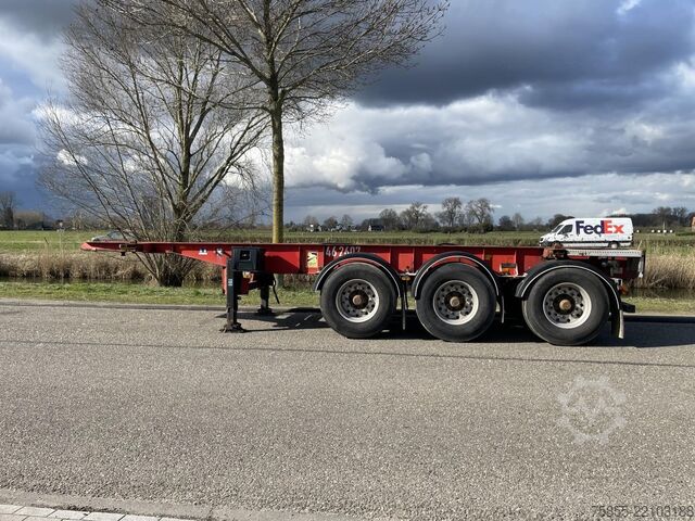 Container transport Van Hool Tankcontainerchassis 20 FT / Disc / ADR