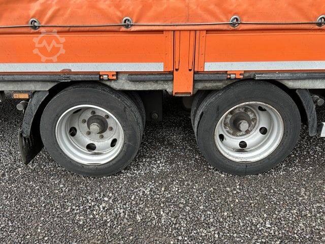 Alçak şasi römork Stürenberg Stürenberg Tandem Tieflader Plane Spriegel Rampen