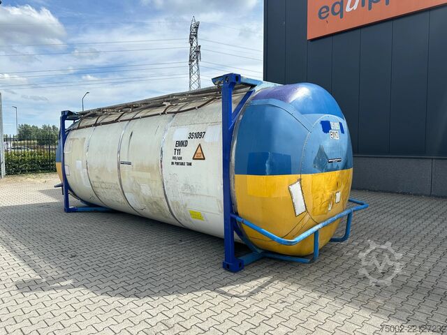 מכולת מיכל UBH INTERNATIONAL 34.570L / 1-comp. / 4 BAFFLES / 20FT swapbody /...
