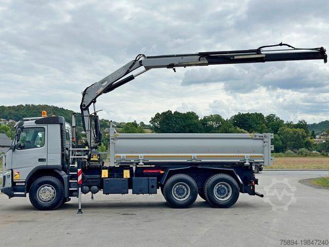 ट्रक-माउंटेड क्रेन VOLVO FMX 420 Kipper 5,10m *FASSI F155A.0.22+FUNK/6x4