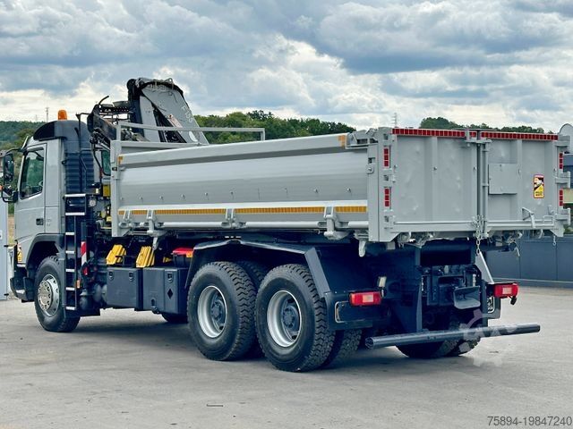 ट्रक-माउंटेड क्रेन VOLVO FMX 420 Kipper 5,10m *FASSI F155A.0.22+FUNK/6x4