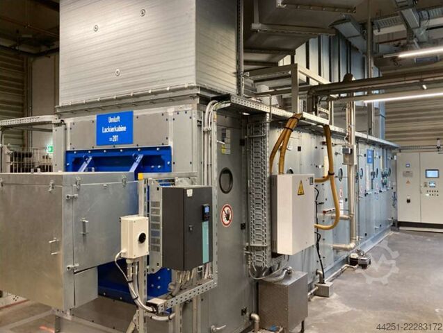 Kaplama tesisi + robot Sturm (Anlage) / KUKA & Yaskawa (Roboter Beschichtungsanlage