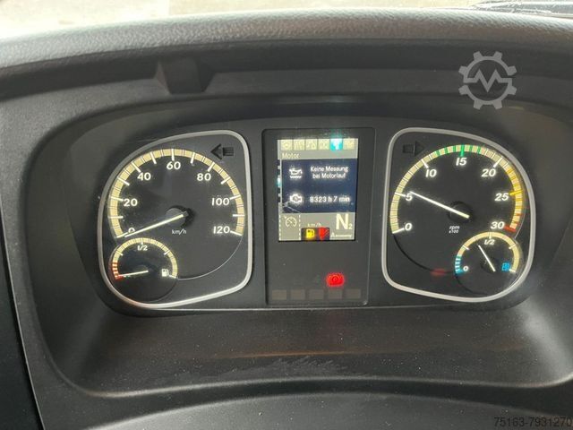 Flatbed truck with tarp MERCEDES-BENZ Atego 1230 L Pritsche LBW 7,2m+LBW