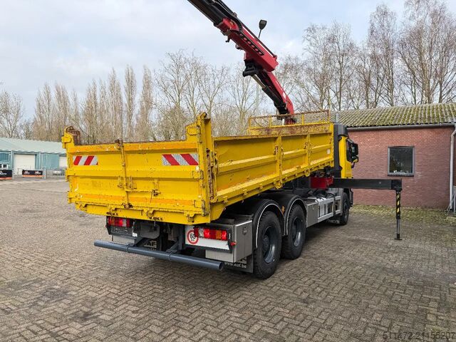 クレーン車 Mercedes-Benz Actros 2636 / 6x4 / HMF2020 - K2 / WAF Kipper /...
