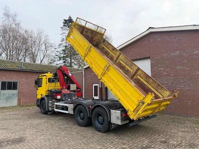 クレーン車 Mercedes-Benz Actros 2636 / 6x4 / HMF2020 - K2 / WAF Kipper /...