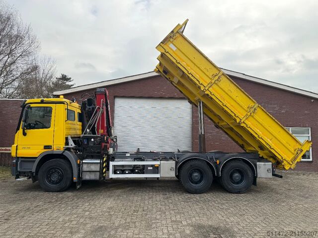 クレーン車 Mercedes-Benz Actros 2636 / 6x4 / HMF2020 - K2 / WAF Kipper /...