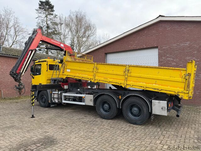 クレーン車 Mercedes-Benz Actros 2636 / 6x4 / HMF2020 - K2 / WAF Kipper /...