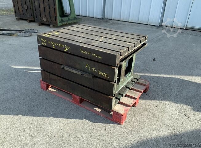 Cubo de fixação em ferro fundido Cube de bridage en fonte 1000 x 600 x 800 mm