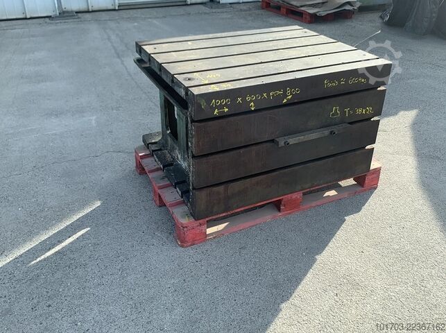 Cubo de fixação em ferro fundido Cube de bridage en fonte 1000 x 600 x 800 mm