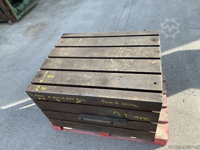 Cubo de fixação em ferro fundido Cube de bridage en fonte 1000 x 600 x 800 mm