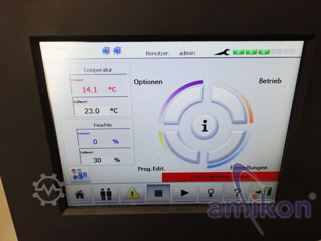 Klimaprüfschrank mit Feuchte Weiss -72°C bis +180°C WK3-340/70