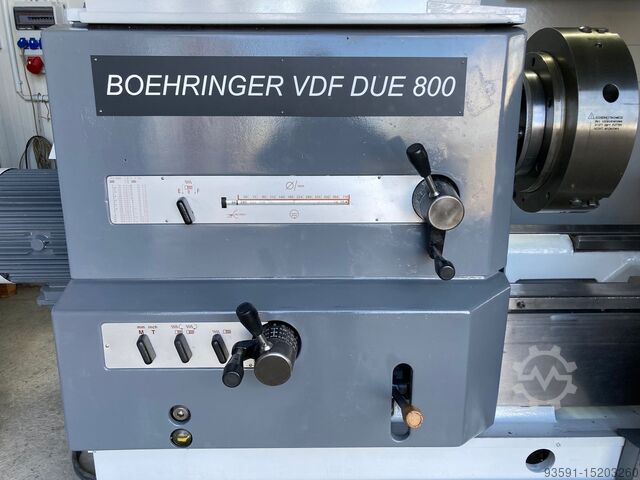 Leit-/Zugspindeldrehmaschine VDF Boehringer DUE800