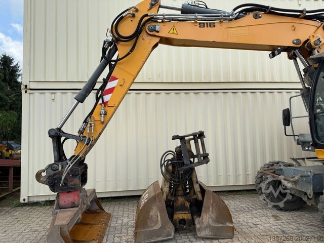 Mobiele graafmachine LIEBHERR A916 / Deutsche Maschine / Löffel + Greifer