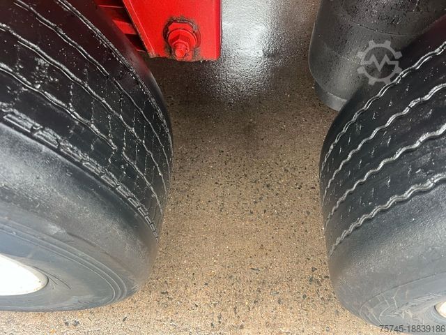 Remorque semi-plateforme de travail KRONE SD * PALETTENKASTEN * 10x RUNGEN *  STAHLMATTEN
