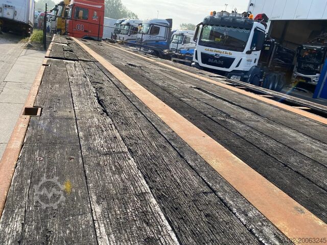 Remorque à plate-forme Flandria Plateau Trailer with Tiwst-Locks / SAF