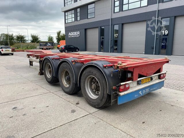Transport av containrar D-TEC FT-43-03V / Flexitrailer / 2x Extendable / BPW ...