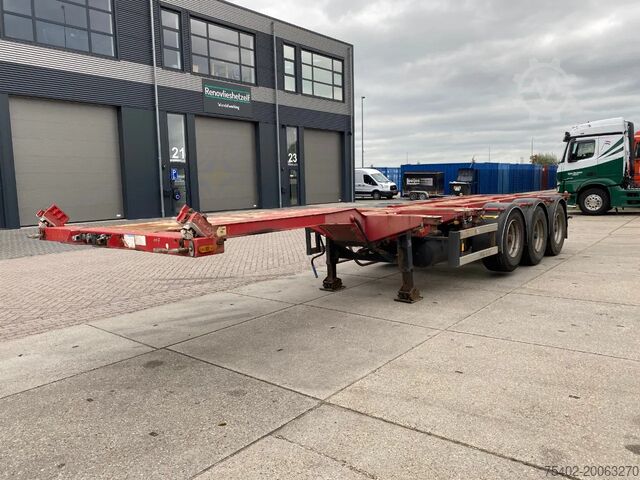 Transport av containrar D-TEC FT-43-03V / Flexitrailer / 2x Extendable / BPW ...