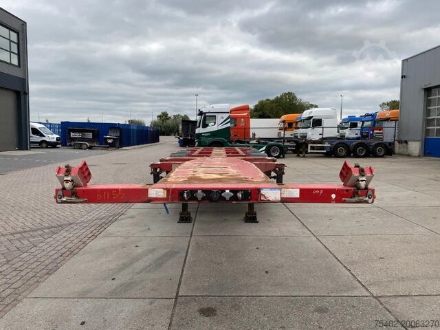 Transport av containrar D-TEC FT-43-03V / Flexitrailer / 2x Extendable / BPW ...