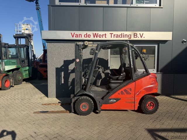 Gaffeltruck LINDE H25D-02 duplo300 FREELIFT/SIDESHIFT 2014, 4200 timer, Diesel LINDE H25D-02 duplo300 FREELIFT/SIDESHIFT 2014 4200uur DIESEL