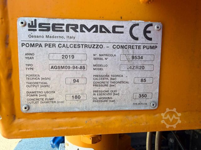 รถปั๊มคอนกรีต Iveco EUROCARGO 180-280