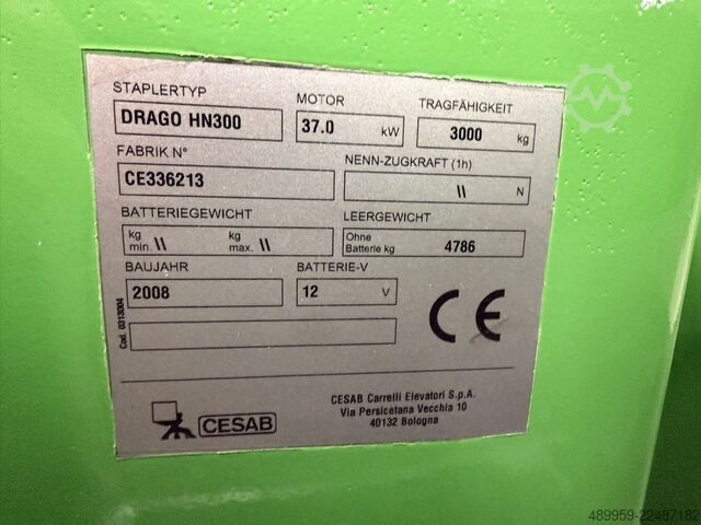 LPG Forklifts Cesab Drago HN300