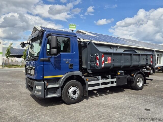 Ruloninė konteinerinė savivartis man TGM 15.290 BL Abrollkipper MultiHaken 900-1570mm