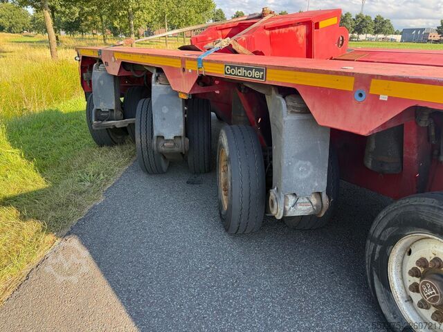 Chargeur bas Goldhofer STZ-VP8 3+5 Low Loader with Extension Beams