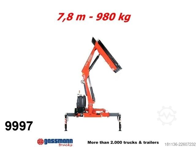 Macara montată pe camion Fassi FASSI Kran  F110 B 2.22, Funk, 7,8 m - 980 kg