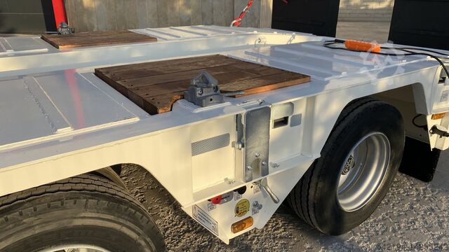 Bộ tải thấp GVN Trailer 4 Axle Hydraulic Platform Lowbed