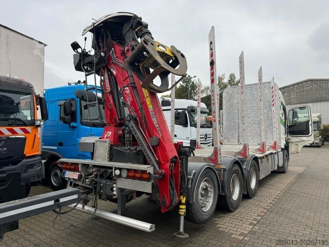 Timberbil VOLVO FH 510 8x4 Holztransporter Kran PENZ + Anhänger