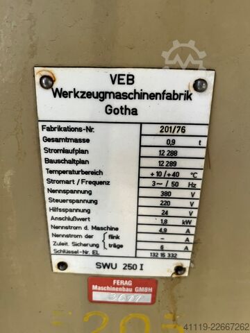 Mašina za brušenje alata Gotha SWU 250-I  