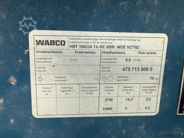 Причіп HUMBAUR HBT 116225 BE 2-Achs Tandem Tieflader
