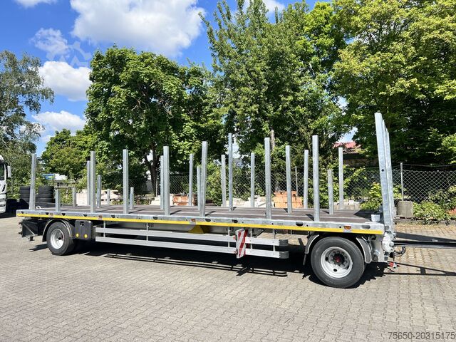 Rimorchio aperto Möslein T 2 Plato 7,60 m  2 Achs Jumbo- Plato- Anhänger