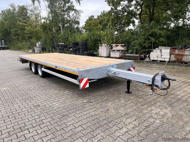 נגרר פתוח Möslein THT 11 G Ausziehbar  11,9 t Tandemanhänger- Tieflader, ausziehbarLuftgefedert