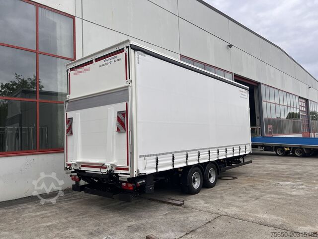 Remolque abierto con toldo Möslein TPS 105 D-L  Planenanhänger, Ladebordwand + Durchladbar neuwertig