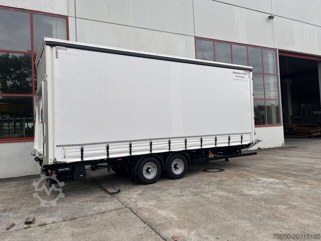 Remolque abierto con toldo Möslein TPS 105 D-L  Planenanhänger, Ladebordwand + Durchladbar neuwertig