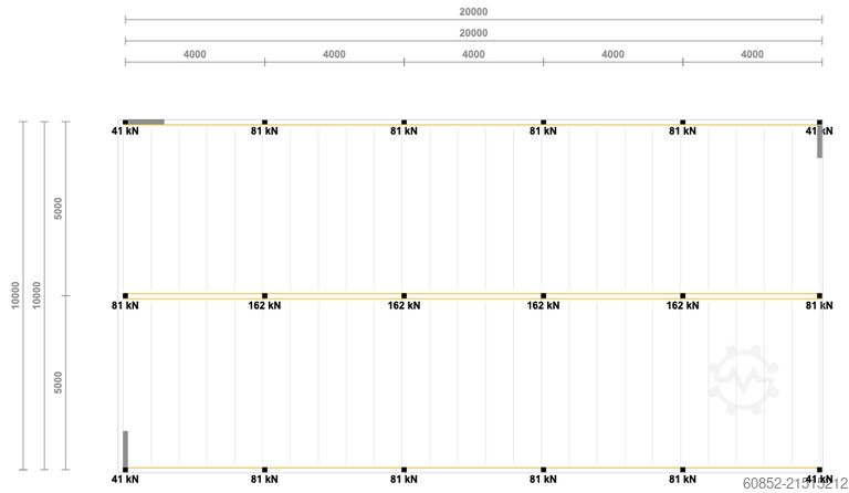 Lagerbühne 10x20m Lagerbühne , Belastung : 500kg/qm Unterkante: 3m ,ca. 200qm , Systembühne