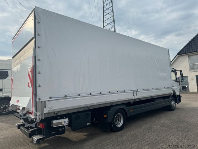LKW mit Pritsche & Plane MERCEDES-BENZ Atego 1218 Junge Aufbau LBW