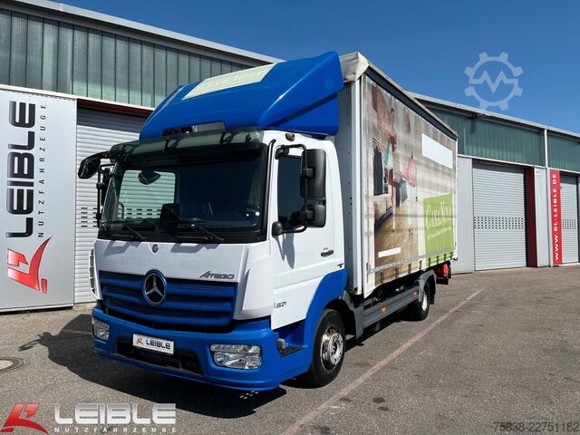 Фургон-шторник MERCEDES-BENZ Atego 821*Classic Space*Klima*LBW-Bär*Automatik*