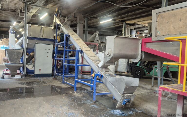 Ligne de lavage pour plastiques mixtes Kowin, weima, rotajet 