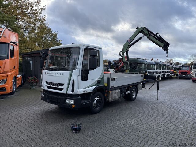 Furgon z żurawiem samochodowym Iveco EuroCargo 80E22 Kran HMF 735 bis 15 Meter