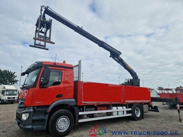 کامیون مسطح Mercedes-Benz Arocs 1836 Kran PK15001L 11m=1t. 5+6.Steuerkreis