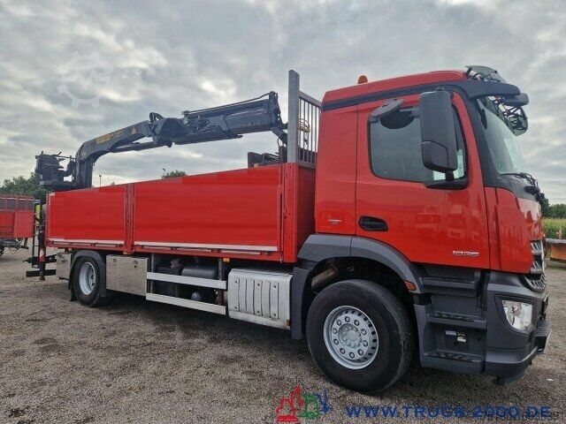 کامیون مسطح Mercedes-Benz Arocs 1836 Kran PK15001L 11m=1t. 5+6.Steuerkreis