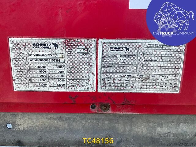 Sliding tarpaulins Schmitz Cargobull